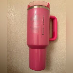 Stanley Starbucks Pink new 40oz